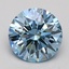 2.05 Ct. Fancy Blue Round Lab Grown Diamond