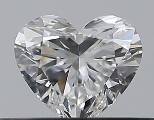 Heart diamond — real photo