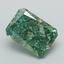 2.16 Ct. Fancy Vivid Green Radiant Lab Grown Diamond