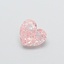 0.41 Ct. Fancy Intense  Pink Heart Lab Grown Diamond