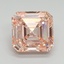 4.01 Ct. Fancy Intense Pink Asscher Lab Grown Diamond