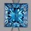 3.04 Ct. Fancy Deep Blue Princess Lab Grown Diamond