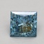 1.01 Ct. Fancy Intense Blue Princess Lab Grown Diamond