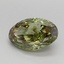 1.51 Ct. Fancy Intense Green Oval Lab Grown Diamond