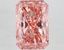 7.73 Ct. Fancy Vivid Brownish Pink Radiant Lab Grown Diamond