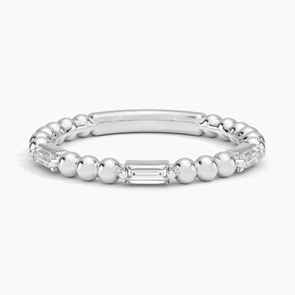 Baguette Lab Diamond Bubble Ring