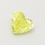 0.59 Ct. Fancy Yellow Heart Lab Grown Diamond