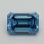 2.05 Ct. Fancy Vivid Blue Emerald Lab Grown Diamond