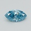 0.34 Ct. Fancy Vivid Blue Marquise Lab Grown Diamond