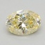 0.62 Ct. Fancy Yellow Oval Lab Grown Diamond