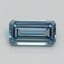 1.03 Ct. Fancy Intense Blue Emerald Lab Grown Diamond