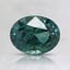 7.3x5.7mm Parti-Color Oval Montana Sapphire