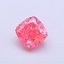 1.08 Ct. Fancy Vivid  Pink Cushion Lab Grown Diamond