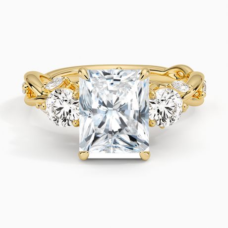 Secret Garden Three Stone Diamond Ring