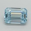 1.60 Ct. Fancy Vivid Blue Emerald Lab Grown Diamond
