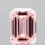 1.43 Ct. Fancy Vivid Pink Emerald Lab Grown Diamond