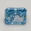 2.54 Ct. Fancy Vivid Blue Radiant Lab Grown Diamond