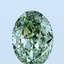3.01 Ct. Fancy Vivid Green Oval Lab Grown Diamond