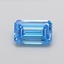 5.54 Ct. Fancy Blue Emerald Lab Grown Diamond