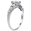 The Gertruda Ring, smalltop view on a hand