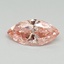 1.61 Ct. Fancy Vivid Pink Marquise Lab Grown Diamond