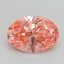 1.83 Ct. Fancy Vivid Pink Oval Lab Grown Diamond
