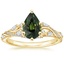 18K Yellow Gold Begonia Vine Diamond Ring (1/2 ct. tw.), smalltop view