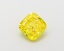 1.05 Ct. Fancy Vivid Yellow Cushion Lab Grown Diamond