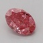 1.02 Ct. Fancy Vivid Pink Oval Lab Grown Diamond