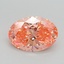1.56 Ct. Fancy Vivid Pink Oval Lab Grown Diamond