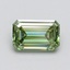 1.00 Ct. Fancy Vivid Green Emerald Lab Grown Diamond