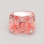 3.07 Ct. Fancy Vivid Pink Cushion Lab Grown Diamond