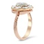The Iolana Ring, smalltop view on a hand