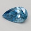 0.58 Ct. Fancy Vivid Blue Pear Lab Grown Diamond
