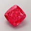 5.39 Ct. Fancy Vivid  Pink Cushion Lab Grown Diamond