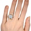 The Seda Ring, smallzoomed in top view on a hand