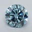 3.01 Ct. Fancy Vivid Blue Round Lab Grown Diamond