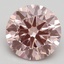 2.12 Ct. Fancy Intense Pink Round Lab Grown Diamond
