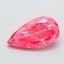 1.24 Ct. Fancy Vivid Pink Pear Lab Grown Diamond