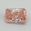 11.03 Ct. Fancy Vivid Pink Radiant Lab Grown Diamond