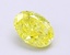 1.00 Ct. Fancy Vivid  Yellow Oval Lab Grown Diamond