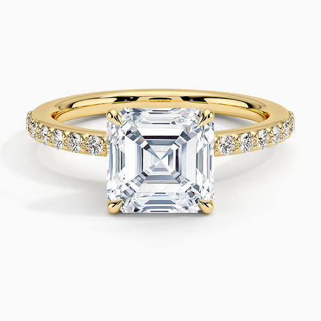 Diamond Accented Engagement Ring