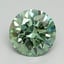 3.25 Ct. Fancy Vivid Pacific Green Round Lab Grown Diamond