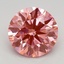 2.57 Ct. Fancy Vivid Pink Round Lab Grown Diamond
