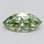 1.07 Ct. Fancy Vivid Green Marquise Lab Grown Diamond