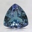 7.9x7.8mm Unheated Violet Trillion Tanzanite
