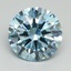 5.23 Ct. Fancy Vivid Blue Round Lab Grown Diamond