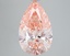 5.01 Ct. Fancy Vivid Pink Pear Lab Grown Diamond