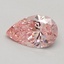 0.52 Ct. Fancy Vivid Pink Pear Lab Grown Diamond
