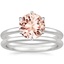 18KW Morganite Esme Bridal Set, smalltop view